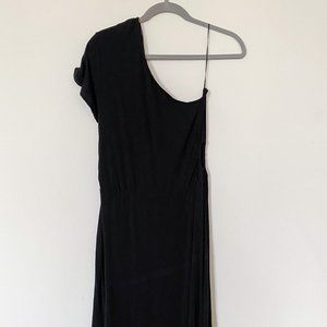 Old Navy One Shoulder Black Dress